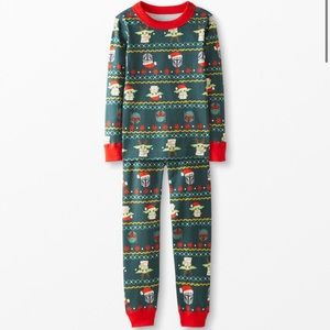 Hanna Andersson Star Wars The Mandalorian Long John Pajama Set 140 / 10